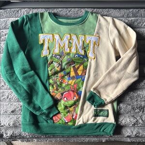 Nickelodeon teenage Mutant Ninja Turtles, Green and Cream sweatshirt
